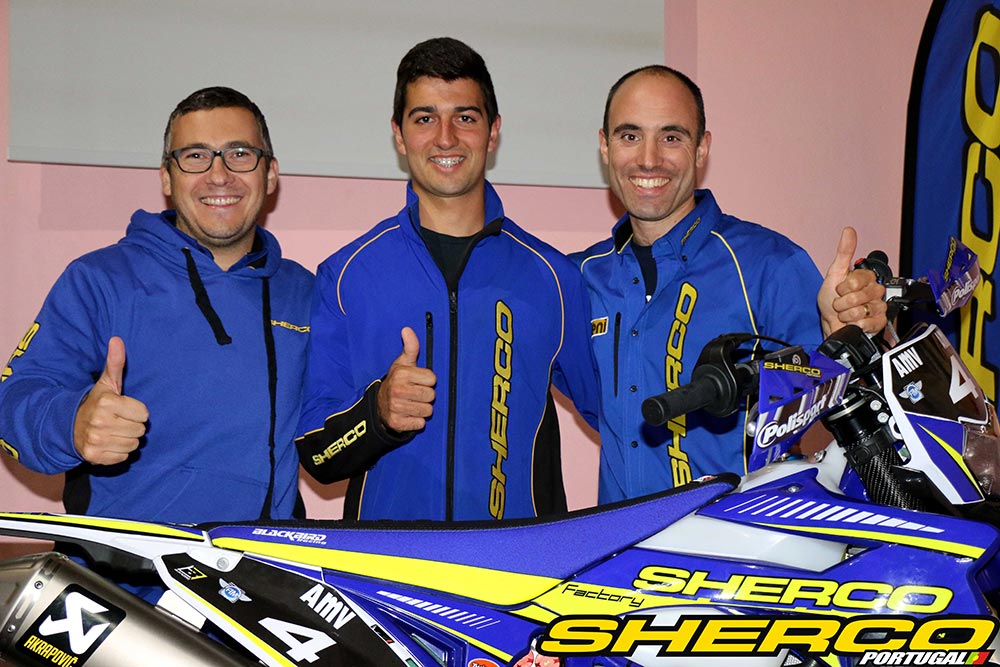 João Lourenço piloto oficial da Sherco Portugal no Enduro