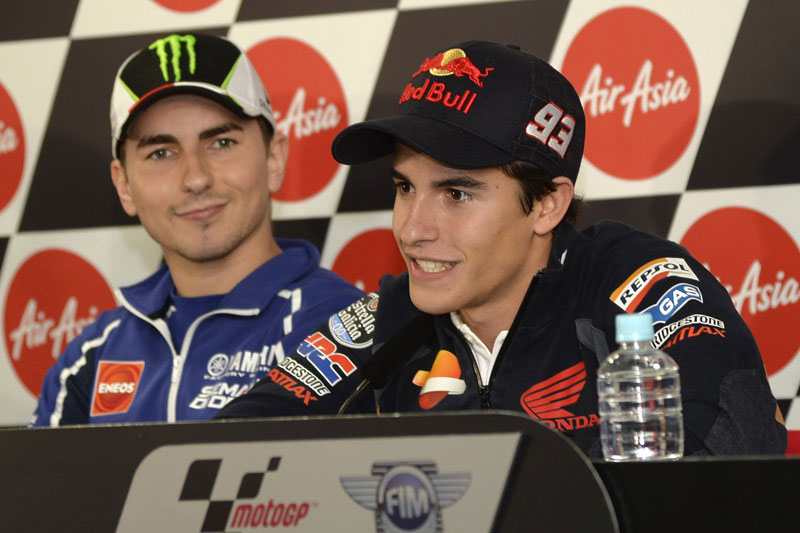 Lorenzo e Marquez em Itália com segurança privada