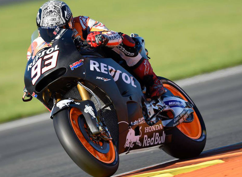 Marc Márquez lidera em Valência