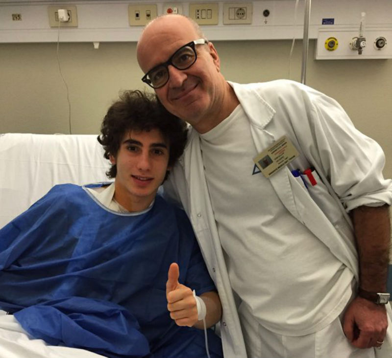 Niccolò Antonelli recupera de operação à clavícula