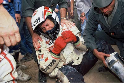 VÍDEO: A dor de Hubert Auriol