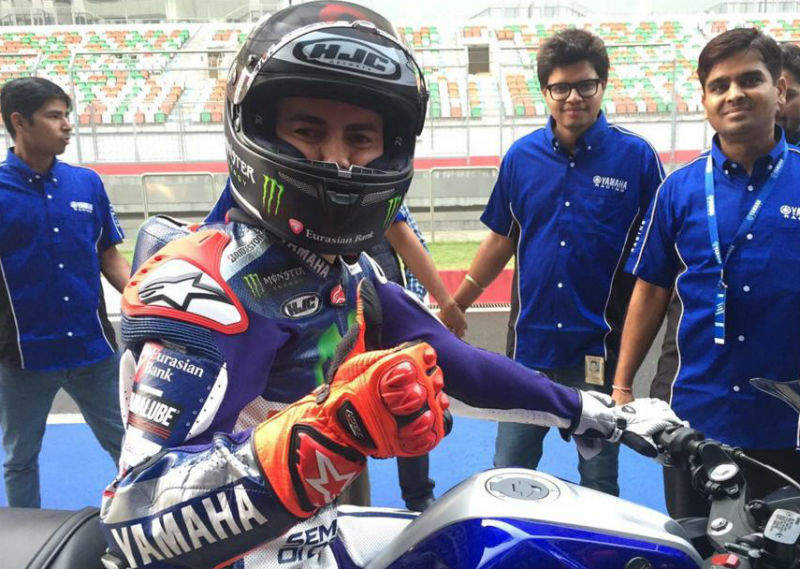 Jorge Lorenzo: “Gostaria que o Mundial visitasse a Índia”