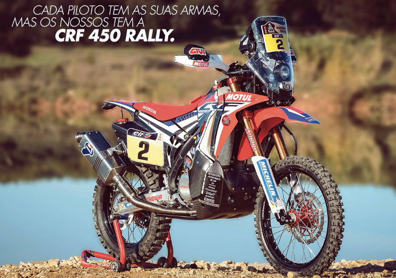 Conheça a Honda CRF450 Rally