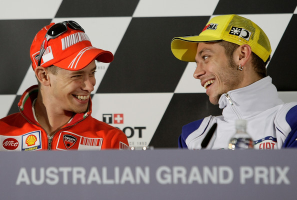 Casey Stoner: “Sempre que sentiu pressão Valentino Rossi não venceu o título”