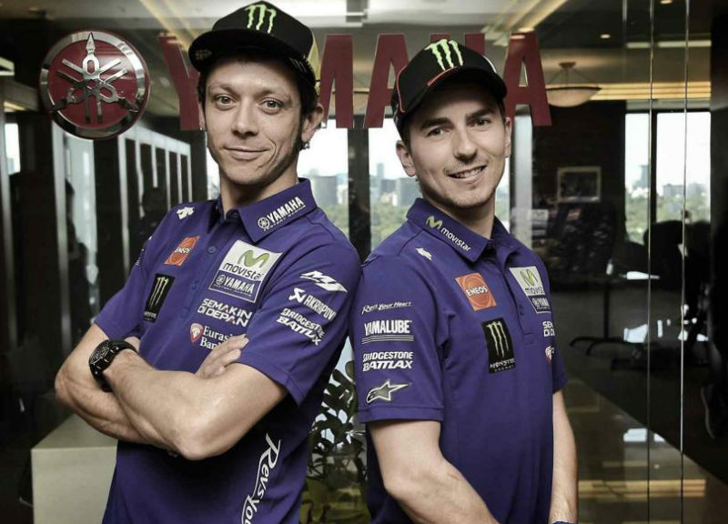 Jorge Lorenzo e Valentino Rossi com encontro marcado dia 18 de janeiro