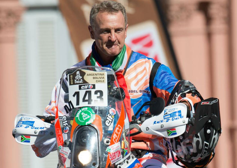 Wessel Bosman, o piloto do Lesoto