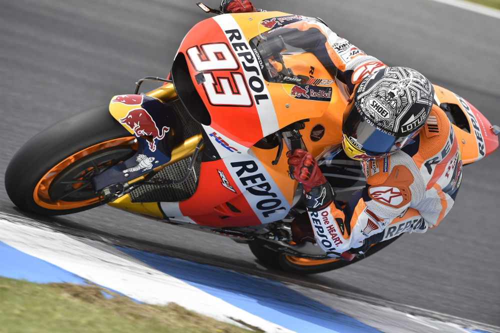 Márquez lidera último dia em Phillip Island