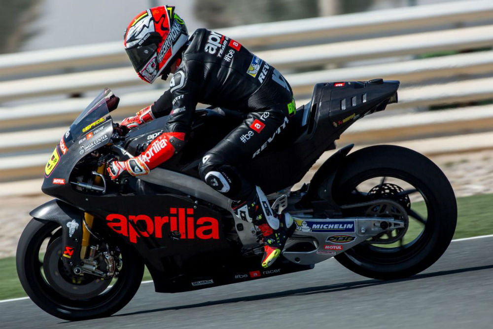 Álvaro Bautista: “Estou satisfeito com o trabalho da Aprilia”