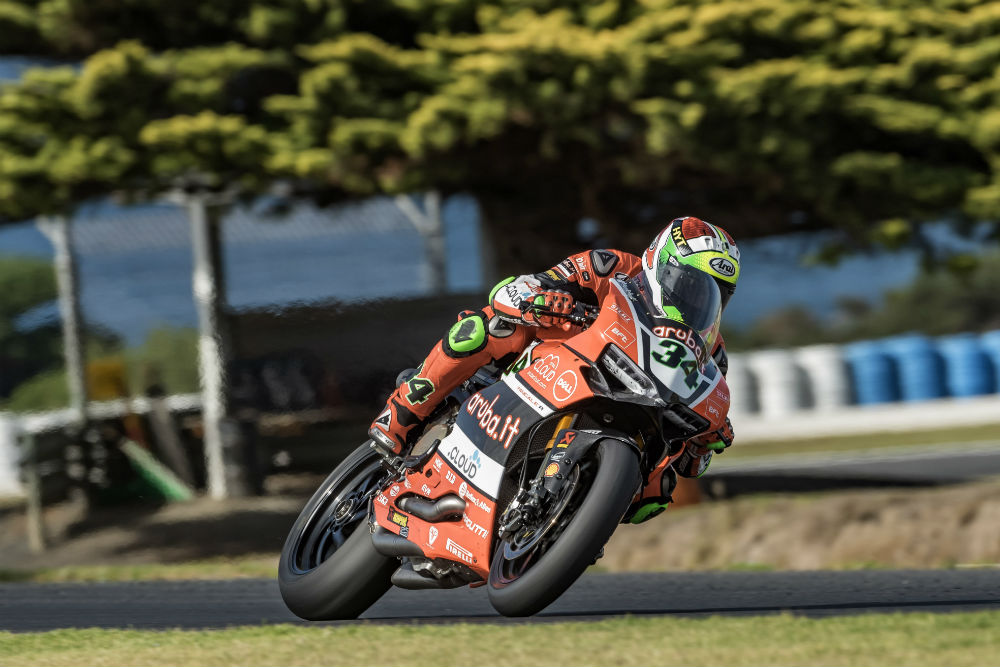 Giugliano satisfeito com os testes na Austrália