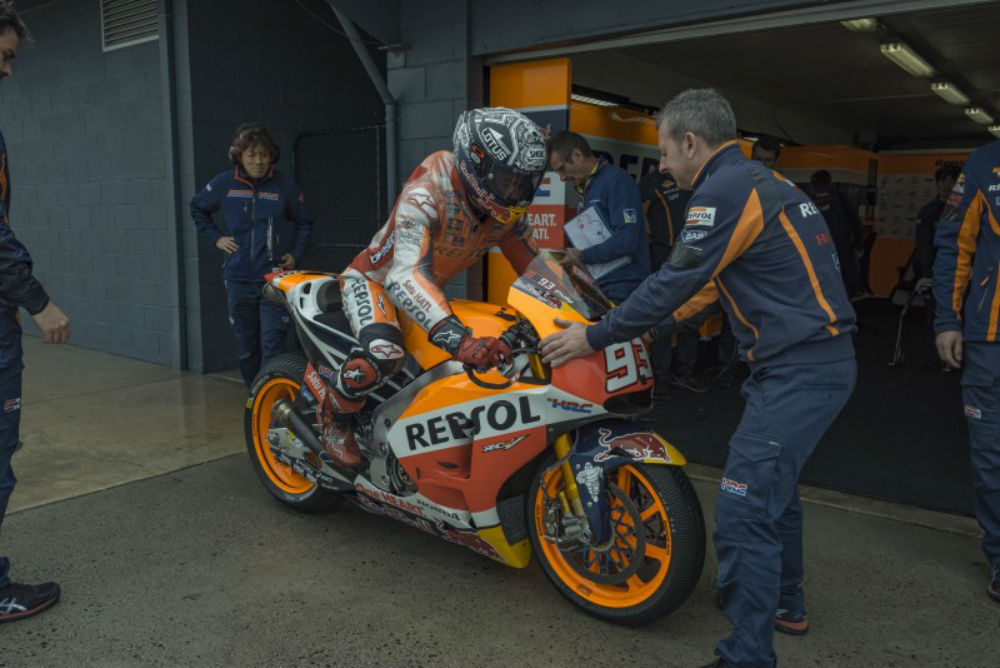 Marc Márquez: “A chuva tornou tudo mais difícil”