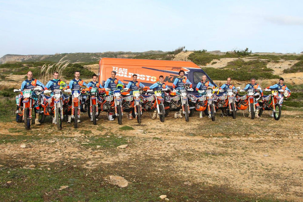 Team Sol Posto a maior equipa do Enduro Nacional