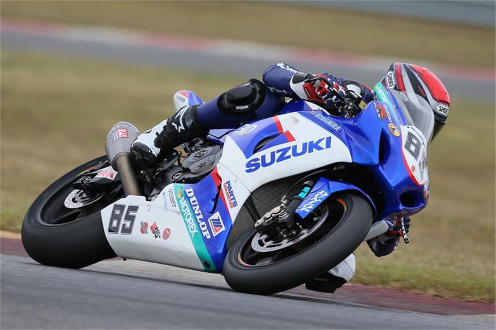 Hayden e Lewis com Suzuki no MotoAmerica