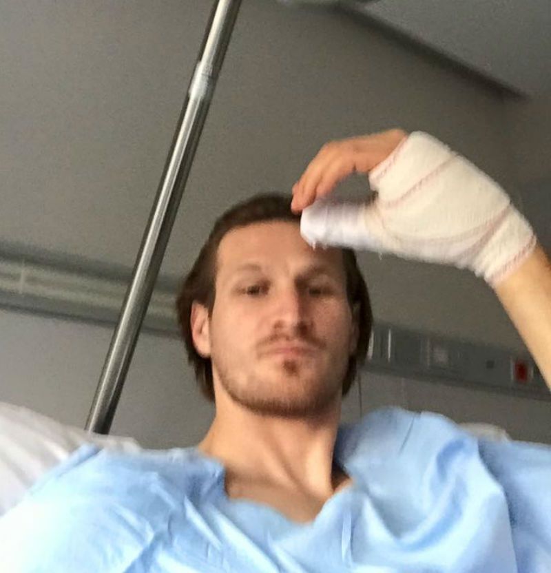 Taddy Blazusiak operado a uma mão vai falhar SuperEnduro da Argentina