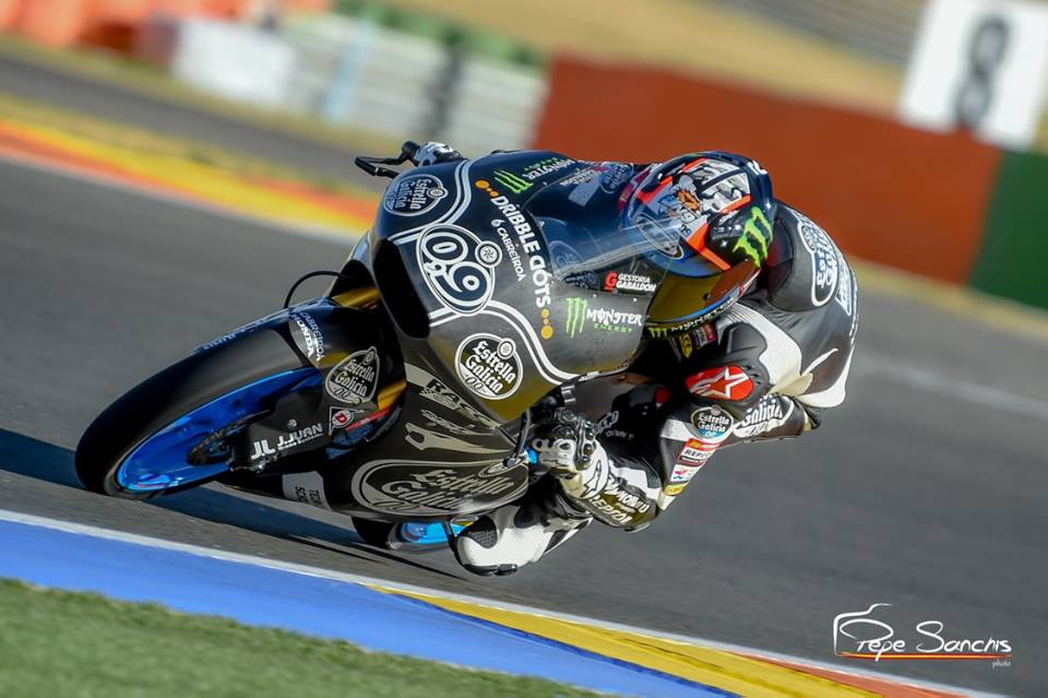 Jorge Navarro melhora tempo no Moto3