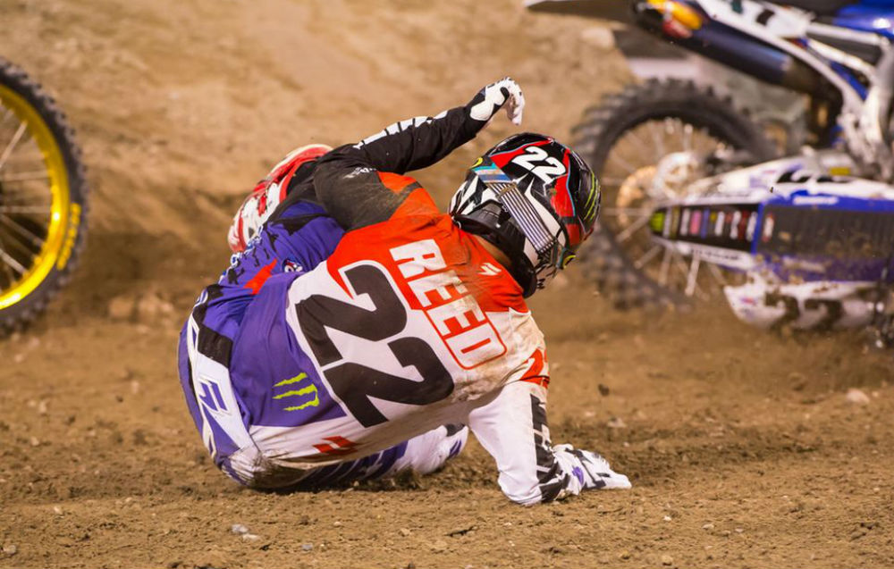 Chad Reed recuperado da queda de Toronto