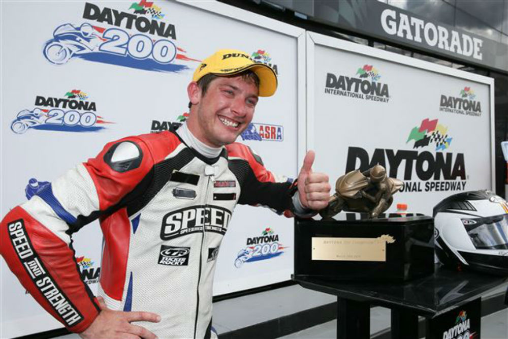 Danny Eslick suspenso das Daytona 200