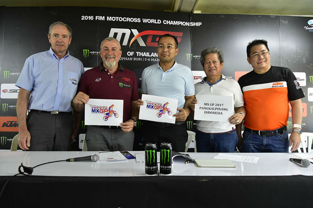 MXGP regressa à Indonésia em 2017