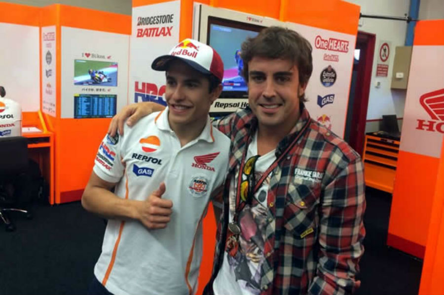 Marc Márquez apoia Fernando Alonso