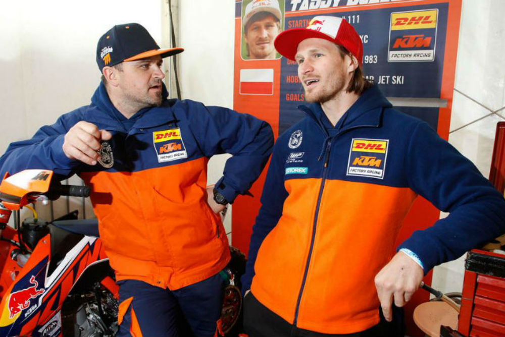 Taddy Blazusiak de regresso