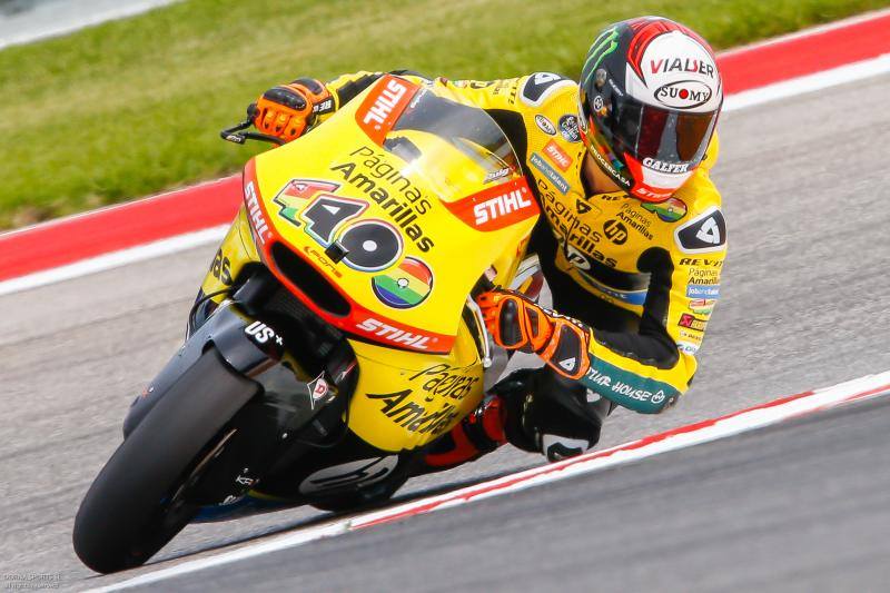 Rins na pole de Moto2, Oliveira 20º em Austin
