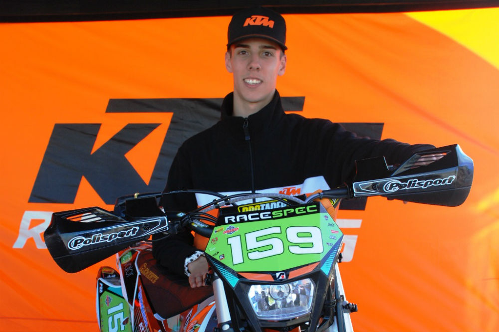 Tomás Clemente no Mundial de Enduro