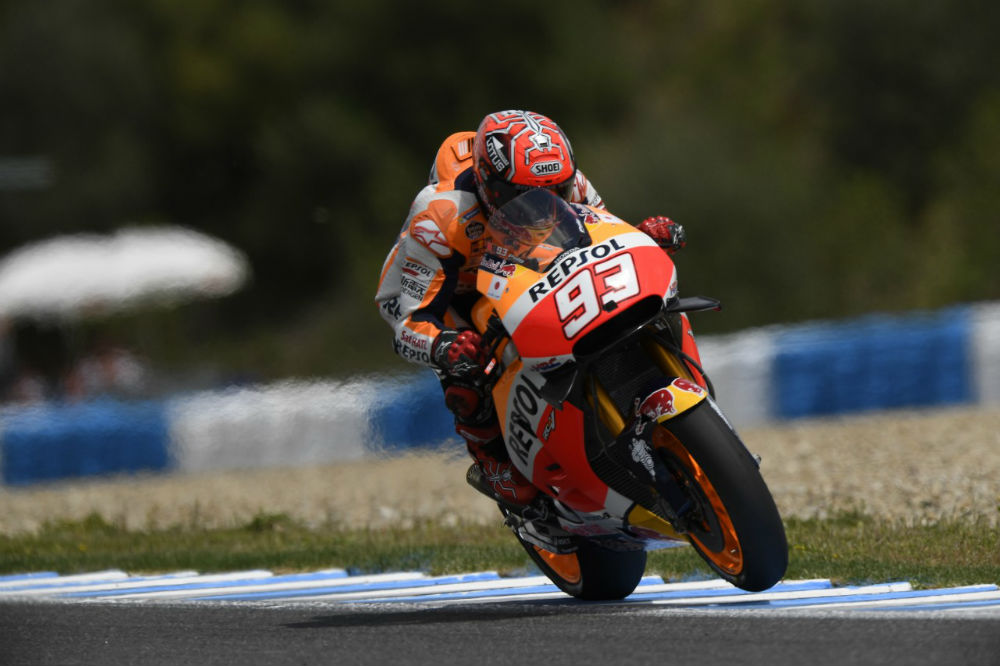 Márquez lidera testes em Jerez