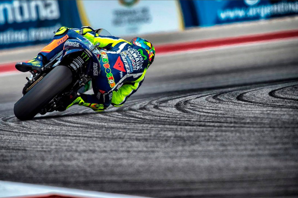 Quedas de Rossi, Pedrosa e Dovizioso na corrida