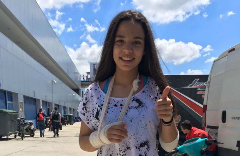 Bruna Lopes sem sorte em Jerez