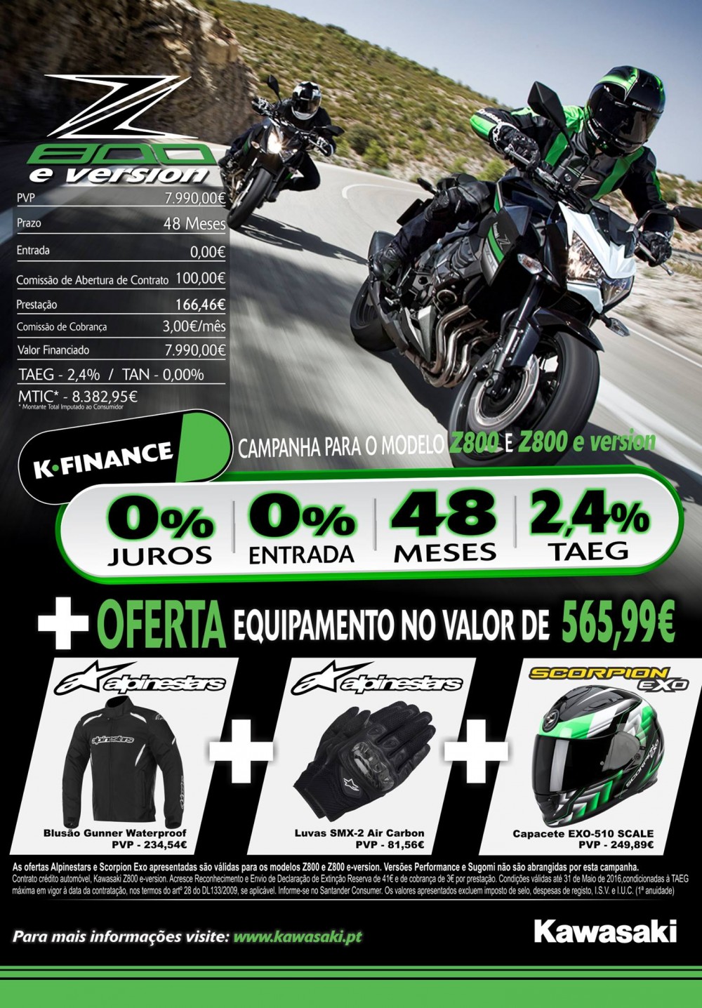 Campanha Kawasaki Z800