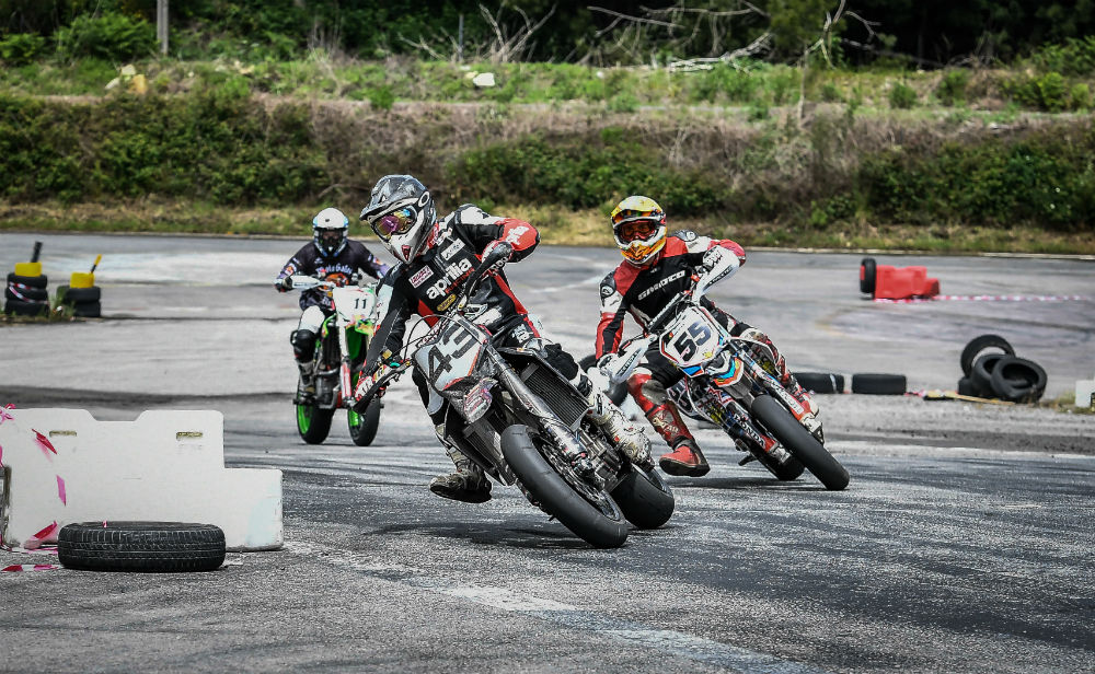 Pinto e Casqueiro vencem ronda do Supermoto em Guilhabreu