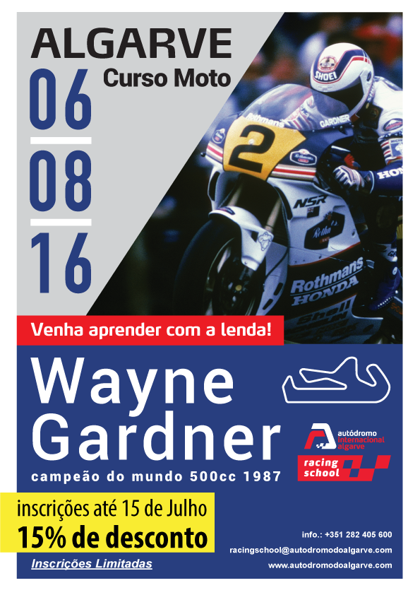 AIA Racing School: Curso Wayne Gardner
