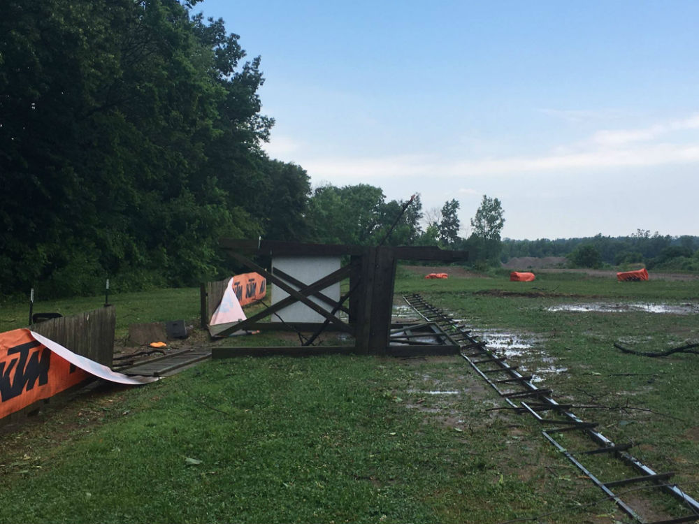 Mau tempo afetou pista de RedBud que recebe o AMA MX