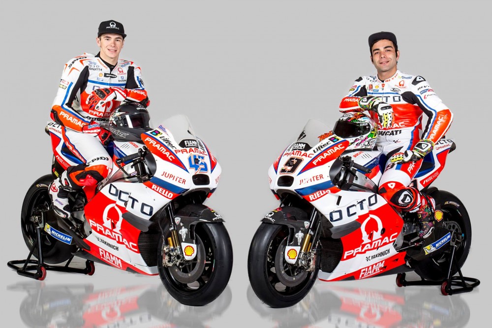 MotoGP: Pramac confirma Petrucci e Redding para 2017