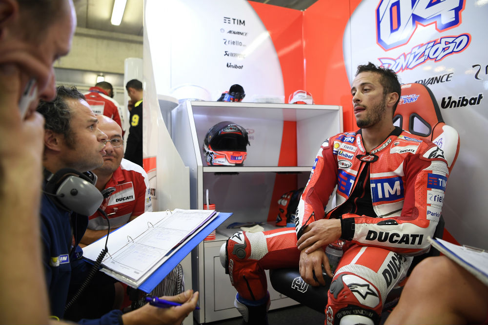 MotoGP: Andrea Dovizioso irritado com a Michelin
