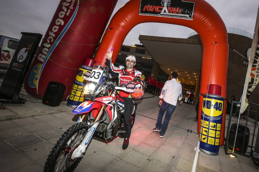 TT: Pablo Quintanilla lidera Atacama Rally, Paulo Gonçalves 3º