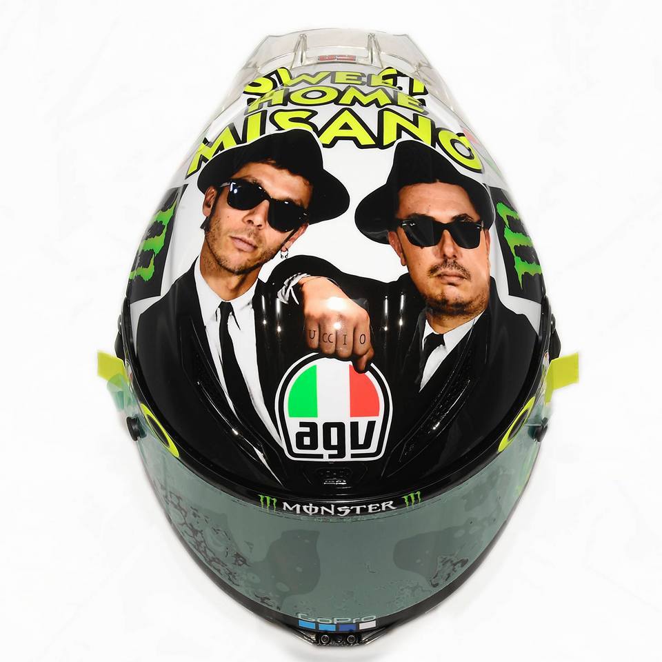 MotoGP: O capacete de Valentino Rossi para o GP de San Marino