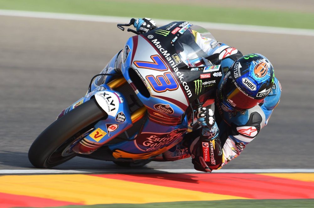 Moto2: Álex Márquez o mais rápido em Aragão