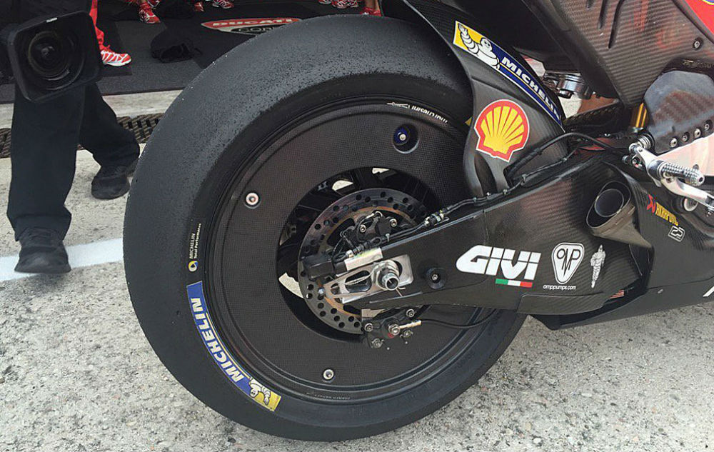 MotoGP: Ducati testou roda lenticular