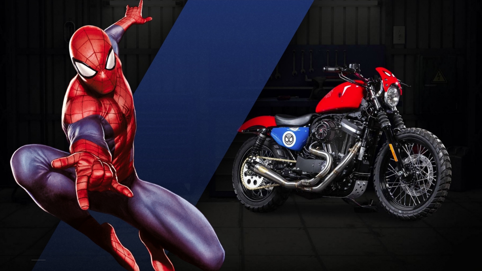 Harley Davidson e Marvel com colecção de motos especial