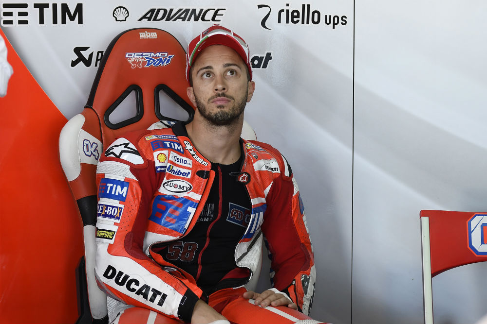 MotoGP: Andrea Dovizioso desiludido com os problemas de pneus