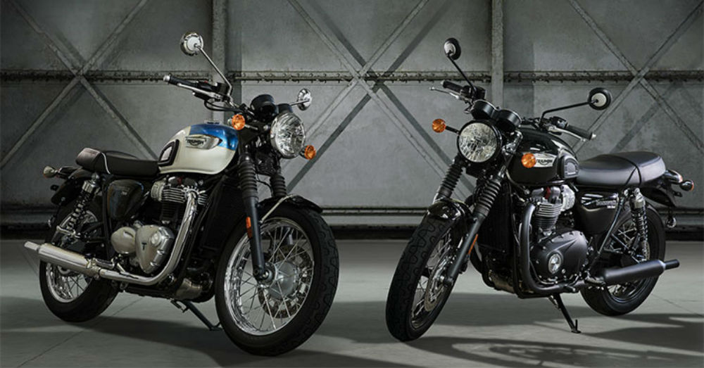 Intermot: Triumph Bonneville T100 e T100 Black