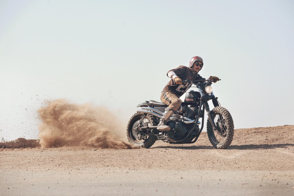 Nova Yamaha Yard Built SCR950 by Brat Style