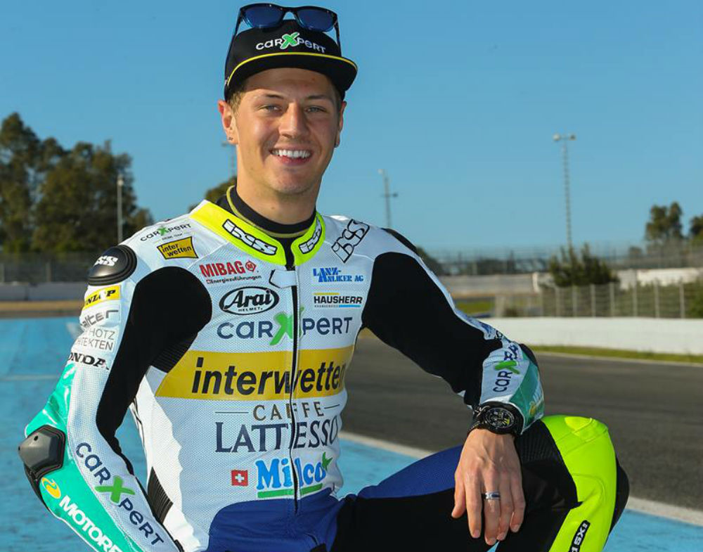 Moto2: Dominique Aegerter recebe luz verde da IRTA para a realização de testes