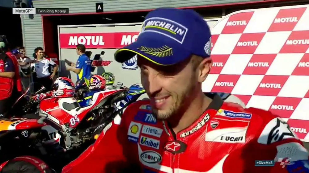 MotoGP: Andre Dovizioso voltou a colocar a Ducati no pódio