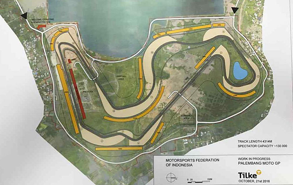 MotoGP: Futuro GP da Indonésia já tem esboço do circuito