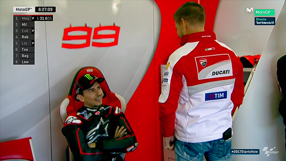 MotoGP – Vídeo: O primeiro dia de Jorge Lorenzo na Ducati