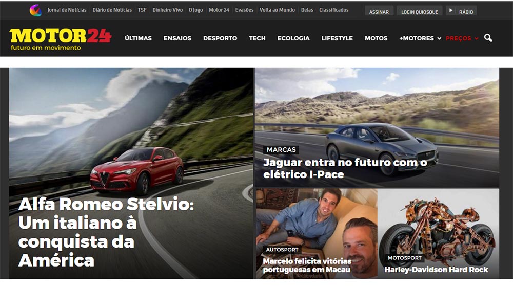 AutoSport e MotoSport com o novo portal Motor 24