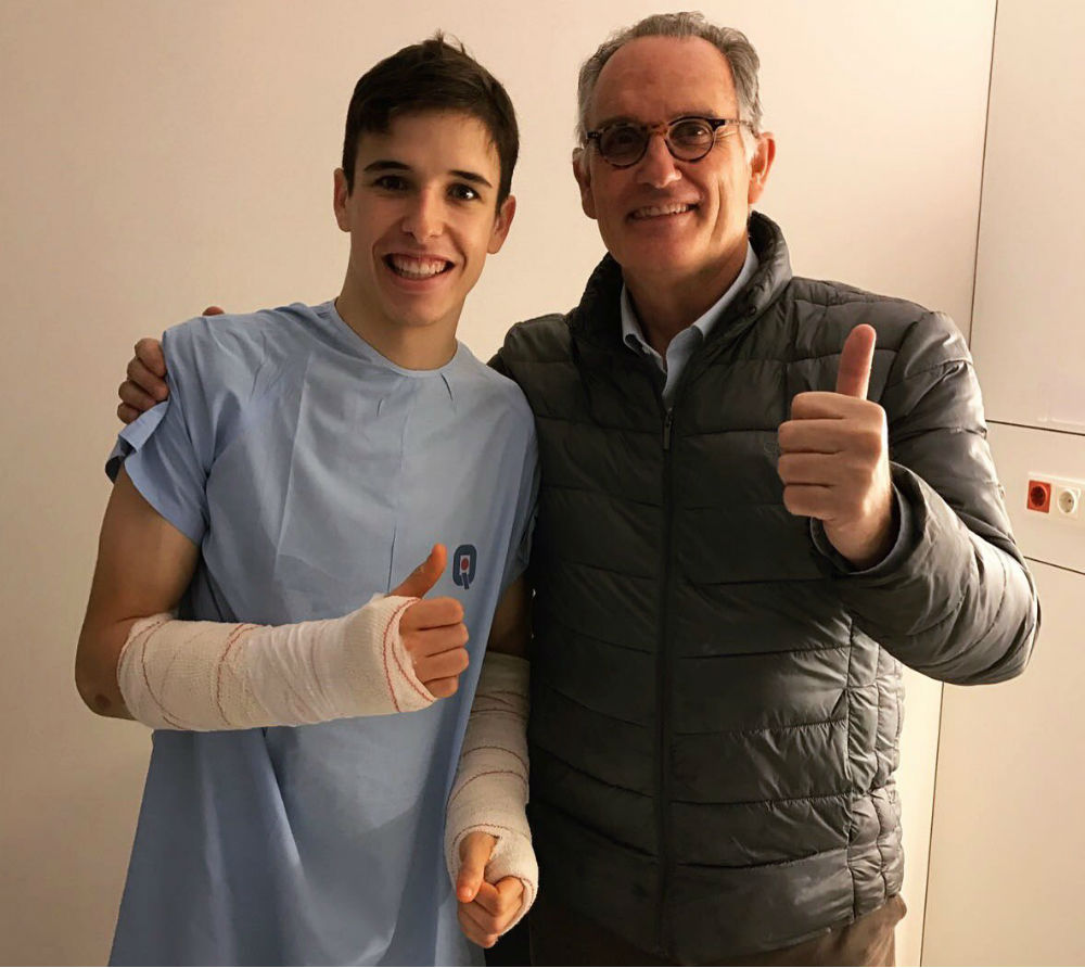 Moto2: Álex Márquez operado em Barcelona
