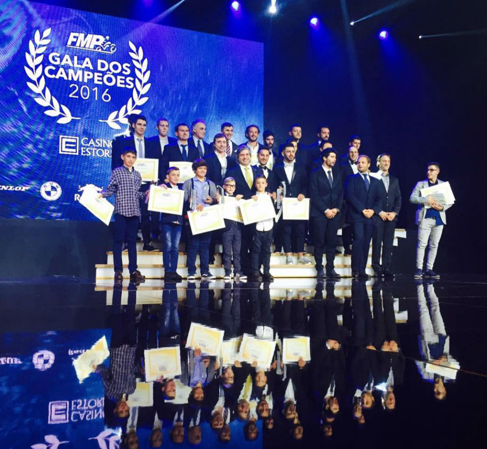 Federação homenageou campeões de 2016 no Estoril