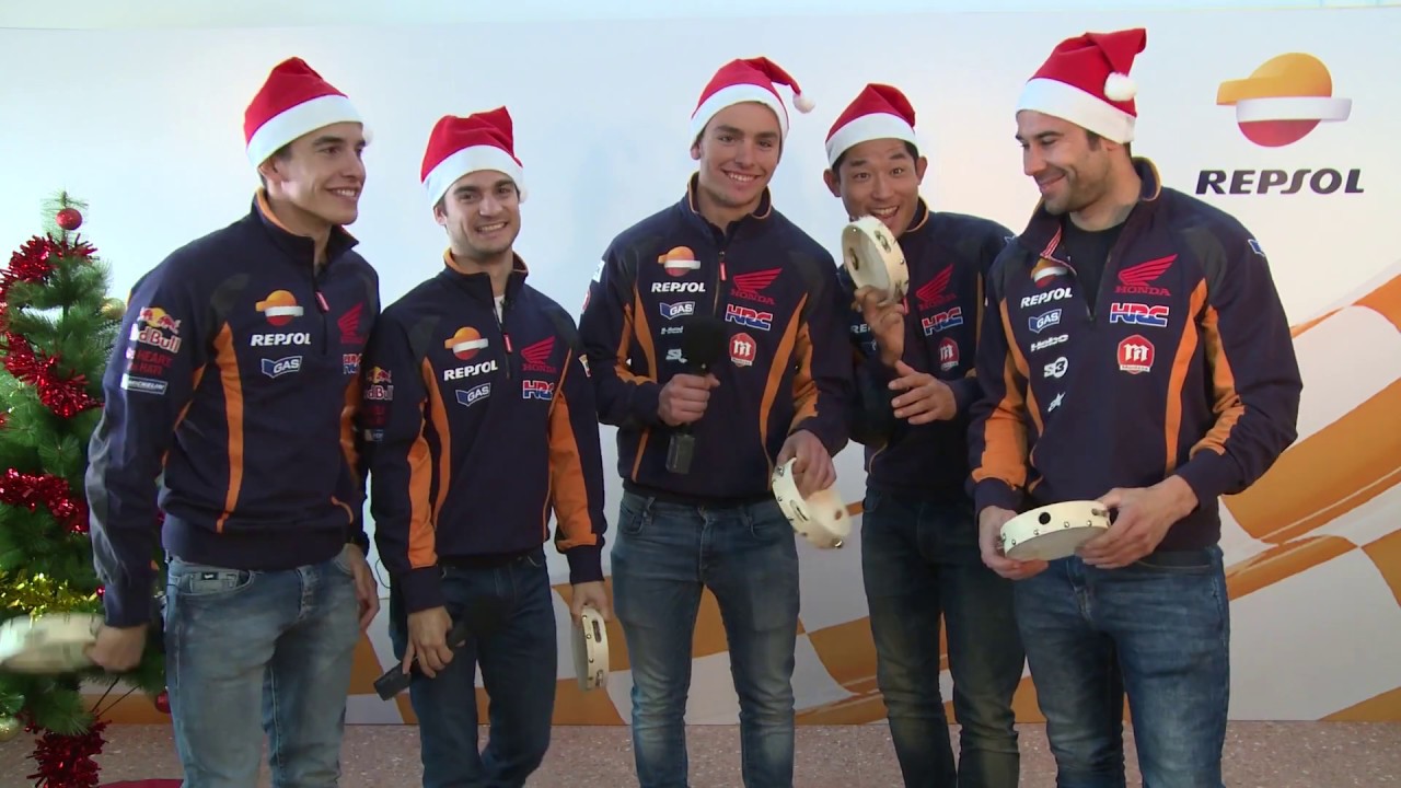 MotoGP Vídeo: As boas festas da equipa da Honda